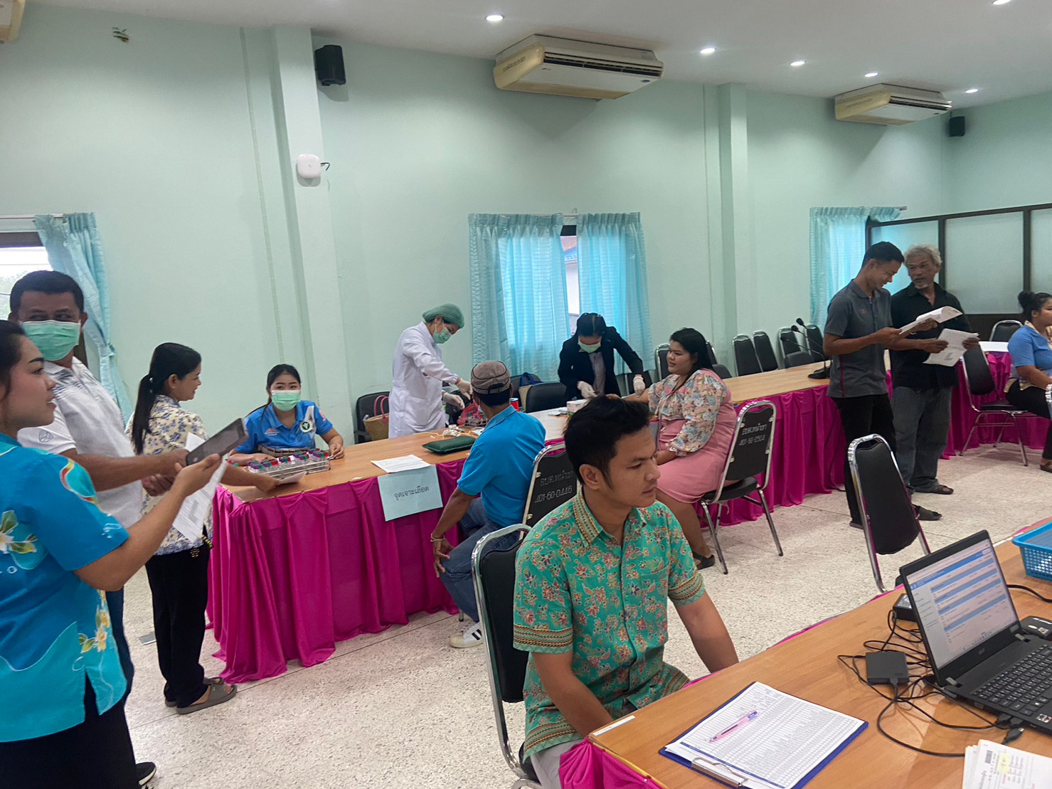 โครงการตรวจสุขภาพบุคลากรองค์การบริหารส่วนตำบลหน้าเขา
